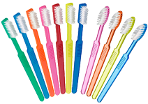 DISPOSABLE TOOTHBRUSHES WITH EXTRA FRESH TASTE
